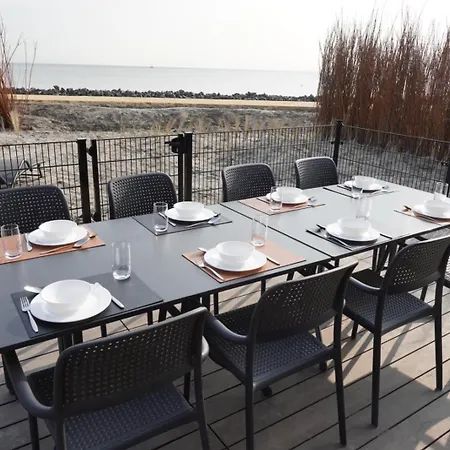 Feriehus Enkhuizer Beachhouse Strandgut Mit Zaun Nr 400 *