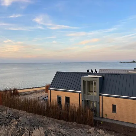 Enkhuizer Beachhouse Strandgut Mit Zaun Nr 400 بيت للعطل إنكهارسين