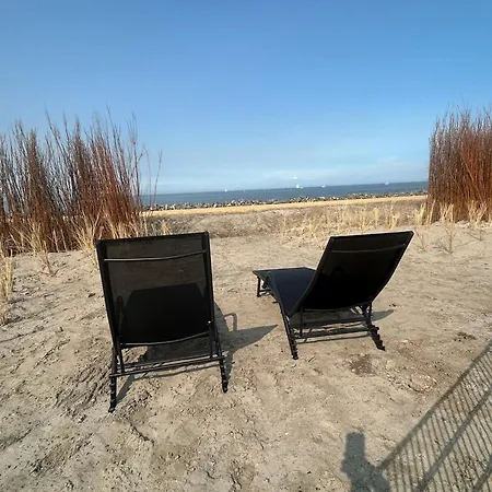 別荘 Enkhuizer Beachhouse Strandgut Mit Zaun Nr 400 *